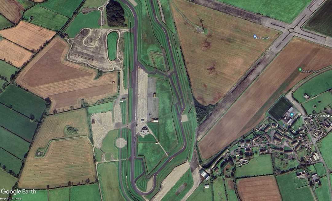 Google Earth satiellite view of Bishopscourt race circuit